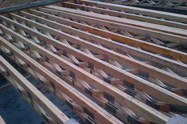 Custom roof support beams