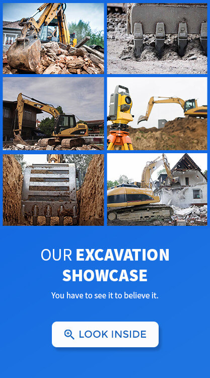 You have to see our Excavation pictures to believe it. Click here for excavation showcase.